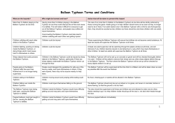 Balloon Typhoon Terms and Conditions