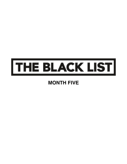 Month Five data - The Black List