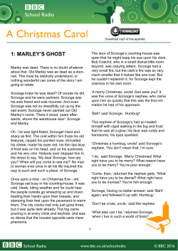School Radio 1: MARLEY`S GHOST