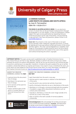 University of Calgary Press