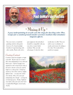 Paul deMarrais Pastels