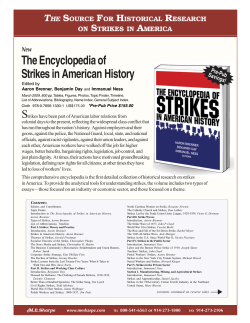 The Encyclopedia of Strikes in American History