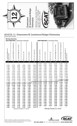 Route 12 - Sarasota County