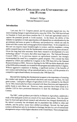 land grant colleges and universities