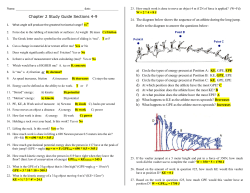 Chapter 2 Study Guide Sections 4