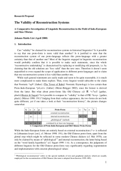 The Validity of Reconstruction Systems