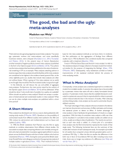meta-analyses - Oxford Academic