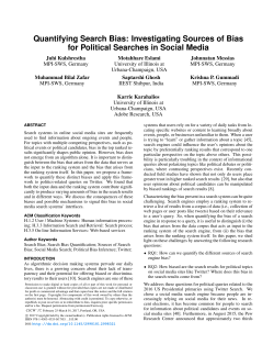 Quantifying Search Bias