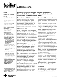 About Alcohol - Alberta Health Services