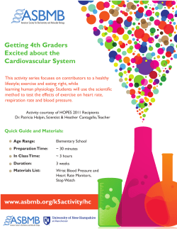 Getting 4th Graders Excited about the Cardiovascular System