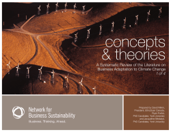A Systematic Review of the Literature on Business Adaptation to