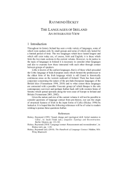 languages in Ireland