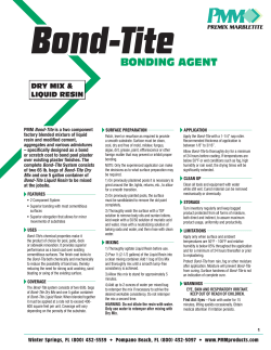 BonDing Agent - Premix Marbletite