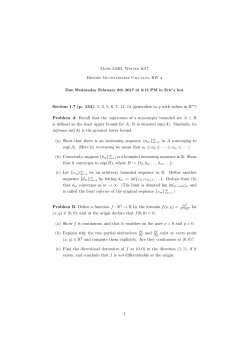 Section 1.7 (p. 134): 1, 2, 5, 6, 7, 11, 14 (generalize to g with values