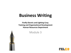 Module 3 Lesson 2a: Sentences According to Function