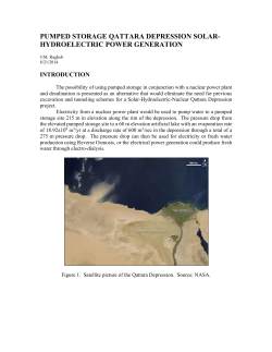 pumped storage qattara depression solar