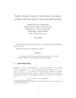 Tight relation between the circular chromatic number and the girth of