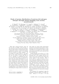 Study of proton distribution of neutron