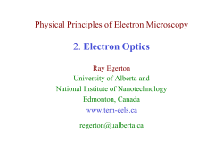 2. Electron Optics