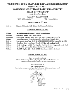 Death by Chocolate Weekend - Yogi Bear`s Jellystone Park™: Hill