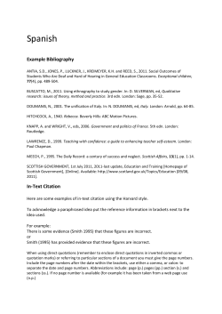 Example bibliography for Spanish