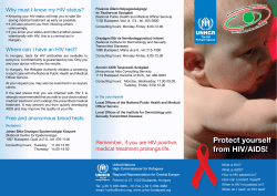 Protect yourself from HIV/AIDS!