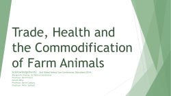 Mortality as a Metaphor for Welfare: the Commodification of Farm