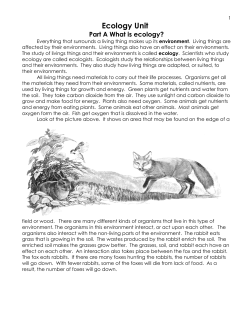 Ecology Unit