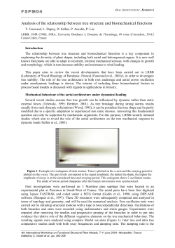 FSPM04 Analysis of the relationship between tree