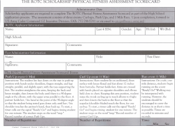 Presidential Fitness Card - Missouri State University