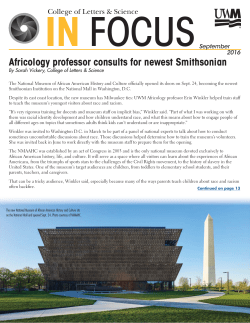September 2016 In Focus