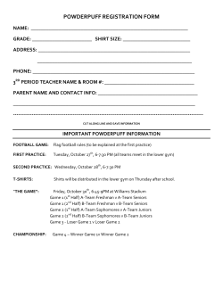 powderpuff registration form