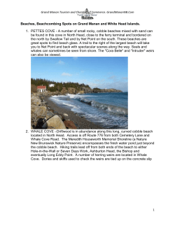 Beaches, Beachcombing Spots on Grand Manan and White Head