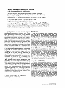 Ternary Intercalation Compound of Graphite with