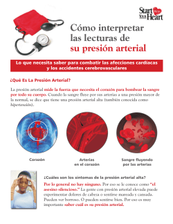 ls C&oacute;mo interpretar as lecturas de u presi&oacute;n arterial