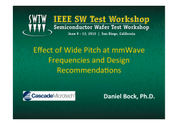 Effect of Wide Pitch at mmWave Frequencies and Design