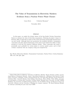 The Value of Transmission in Electricity Markets: Evidence from a