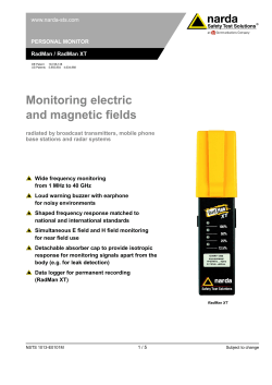 Monitoring electric and magnetic fields