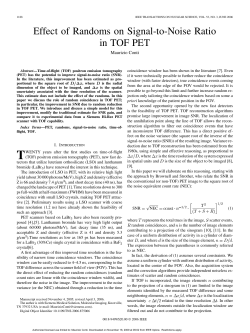 Effect of Randoms on Signal-to