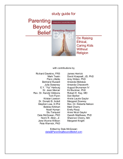 Study Guide - Parenting Beyond Belief