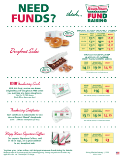 FUNDS? - Krispy Kreme