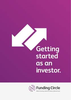 Getting started as an investor.