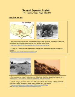 The Great Depression Scrapbook