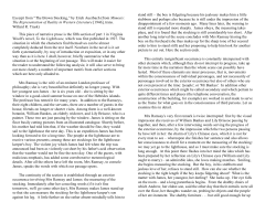 Excerpt from &ldquo;The Brown Stocking,&rdquo; by Erich Auerbach (from