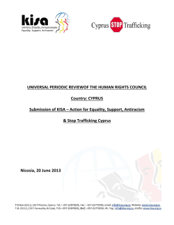 UNIVERSAL PERIODIC REVIEWOF THE HUMAN RIGHTS