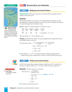 Multiplying with Scientific Notation Dividing with Scientific Notation