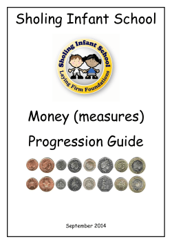 Money progression guide 2014