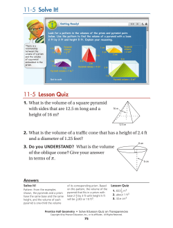 11-5 Lesson Quiz 11