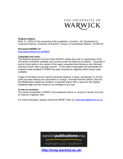 - Warwick WRAP