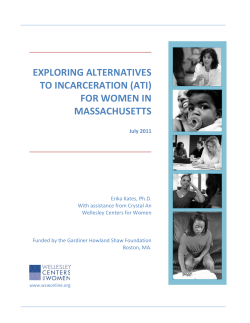 Exploring Alternatives to Incarceration for Women in MA
